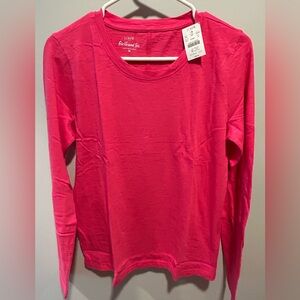 NWT J Crew Girlfriend Long Sleeve Tee